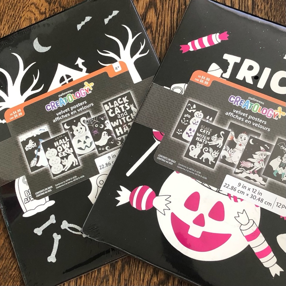 Halloween Felt Coloring Pages
